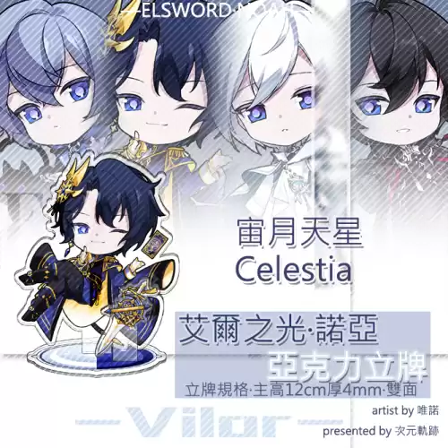 諾亞公式三轉壓克力立牌 宙月天星Celestia